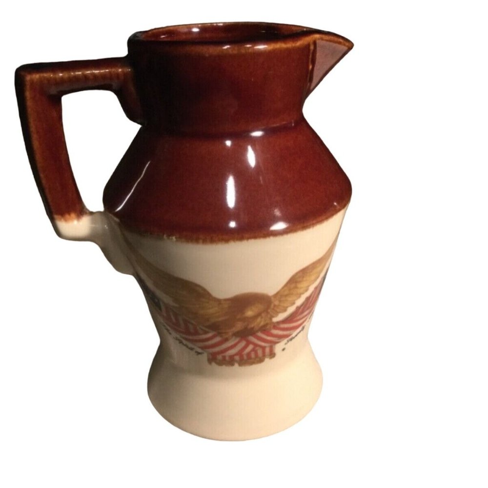 McCoy Pottery  #335 Spirit of 76 Creamer Pitcher Eagle National Gallery of Art